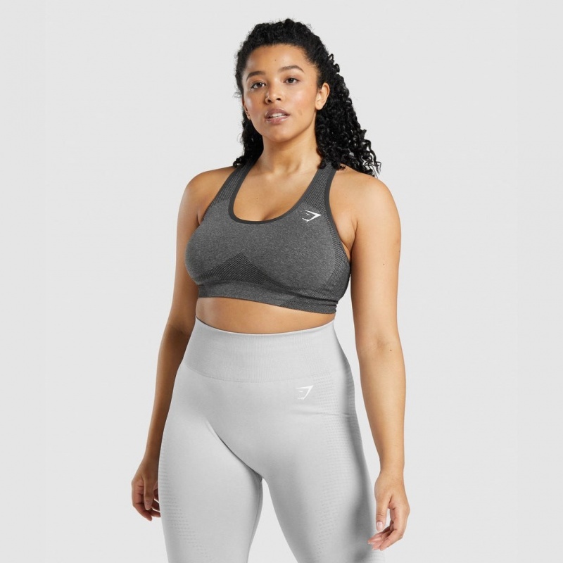 Αθλητικο Σουτιεν Gymshark Vital Seamless 2.0 Charcoal Marl | 612AGZOJN