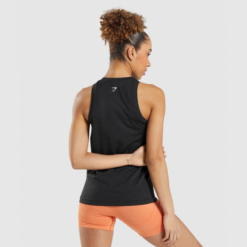 αμανικα μπλουζακια Gymshark Vital Seamless 2.0 Light μαυρα | 287BZFDXW