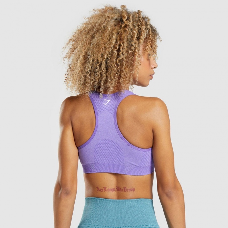 Αθλητικο Σουτιεν Gymshark Vital Seamless 2.0 μωβ | 629HNTVOQ
