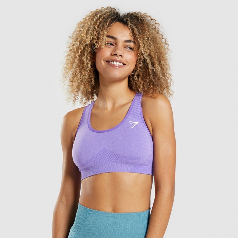 Αθλητικο Σουτιεν Gymshark Vital Seamless 2.0 μωβ | 629HNTVOQ