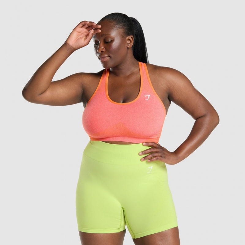 Αθλητικο Σουτιεν Gymshark Vital Seamless 2.0 πορτοκαλι | 925PDWTVR