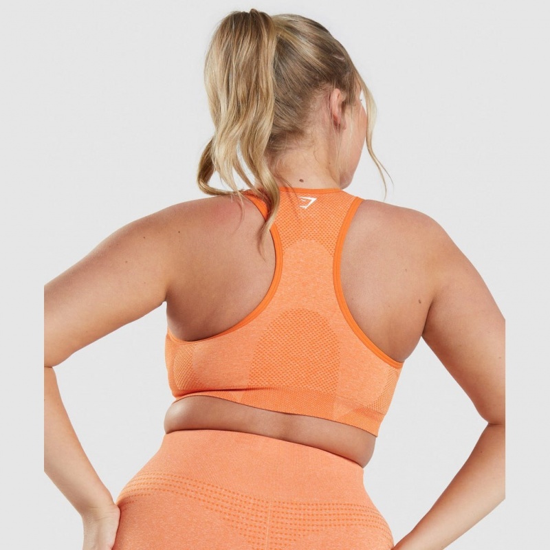 Αθλητικο Σουτιεν Gymshark Vital Seamless 2.0 βερίκοκο πορτοκαλι | 573GZOBFL