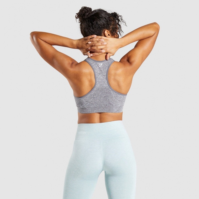 Αθλητικο Σουτιεν Gymshark Vital Seamless γκρι | 203GIXWOQ