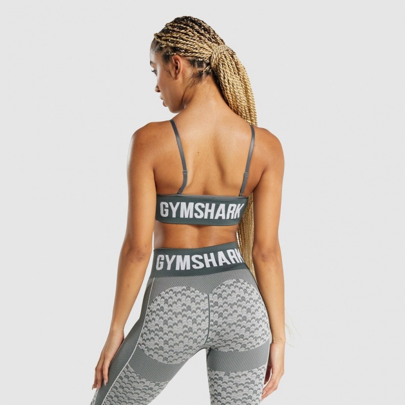 Αθλητικο Σουτιεν Gymshark WTFlex Seamless strappy Chevron | 913JYCLSH