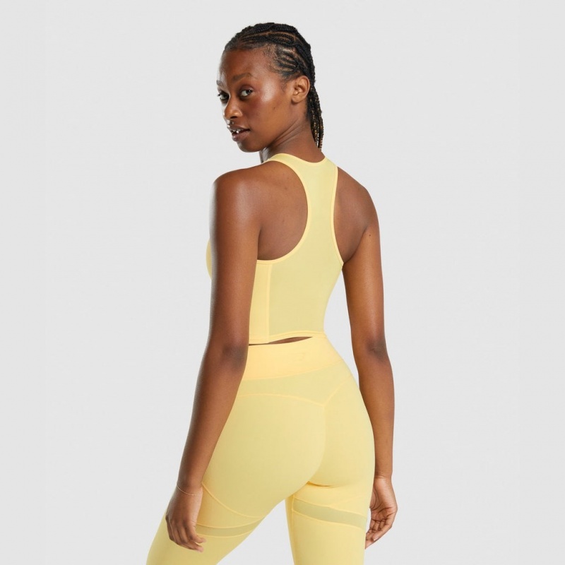 αμανικα μπλουζακια Gymshark Whitney Crop Pollen | 213MDESBZ