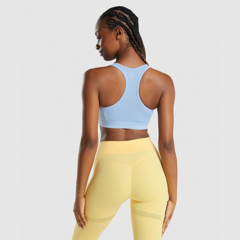 Αθλητικο Σουτιεν Gymshark Whitney Mesh μπλε | 340UZIVCE