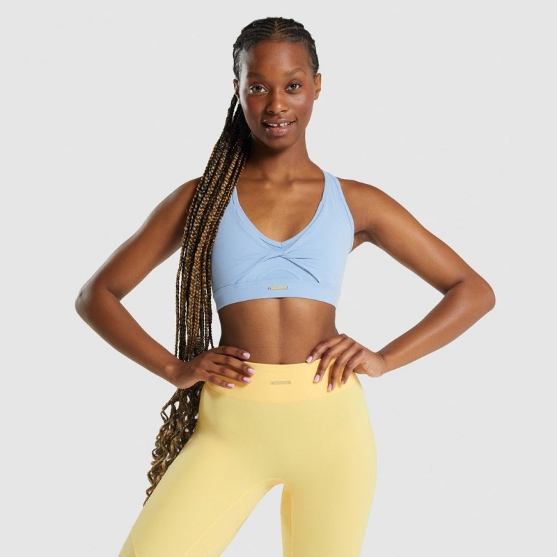 Αθλητικο Σουτιεν Gymshark Whitney Mesh μπλε | 340UZIVCE