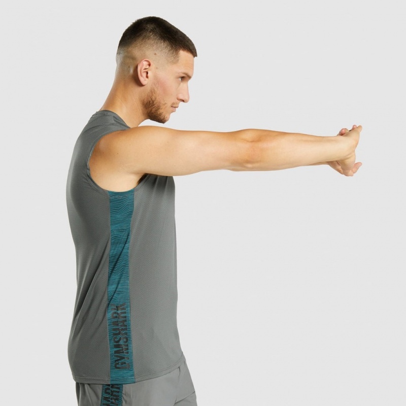 αμανικα μπλουζακια Gymshark Αθλητικά Charcoal | 451GZLFUX