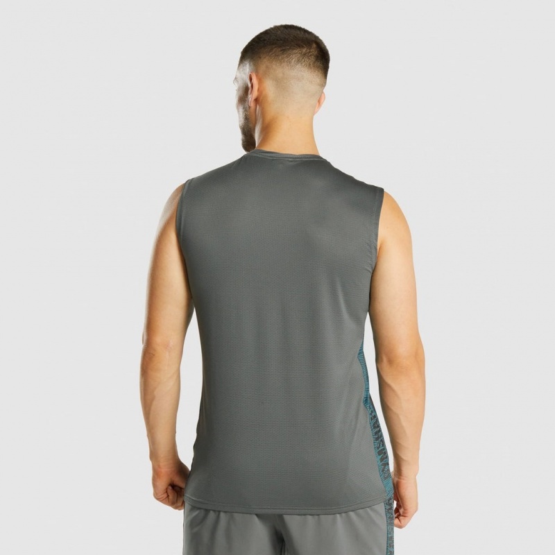 αμανικα μπλουζακια Gymshark Αθλητικά Charcoal | 451GZLFUX
