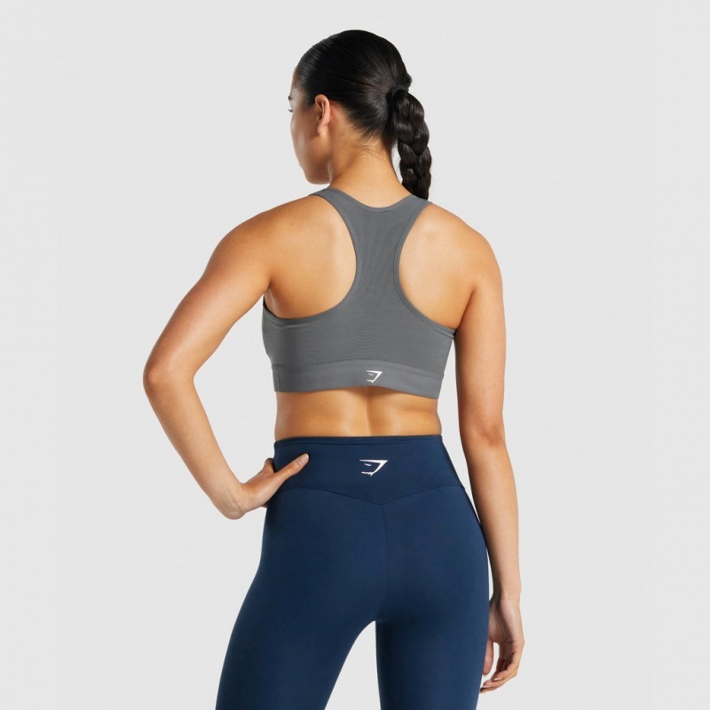 Αθλητικο Σουτιεν Gymshark ελαφρια High Support Αθλητικά Charcoal | 687UXFEPS