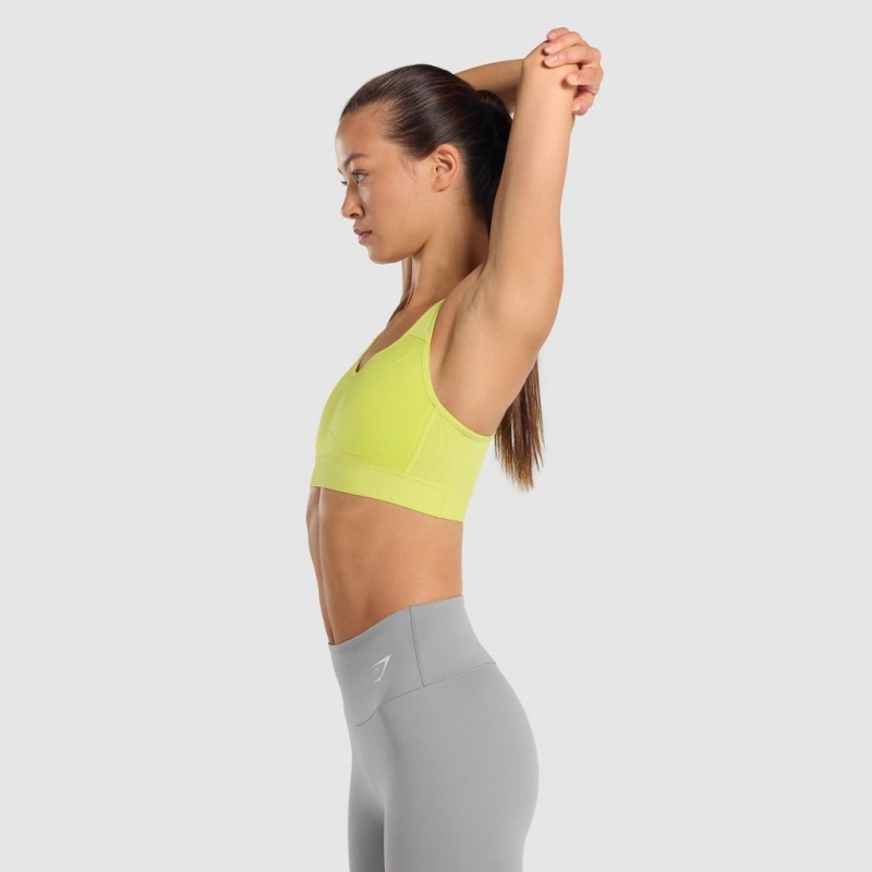 Αθλητικο Σουτιεν Gymshark ελαφρια High Support Αθλητικά κίτρινα | 301PQULOT