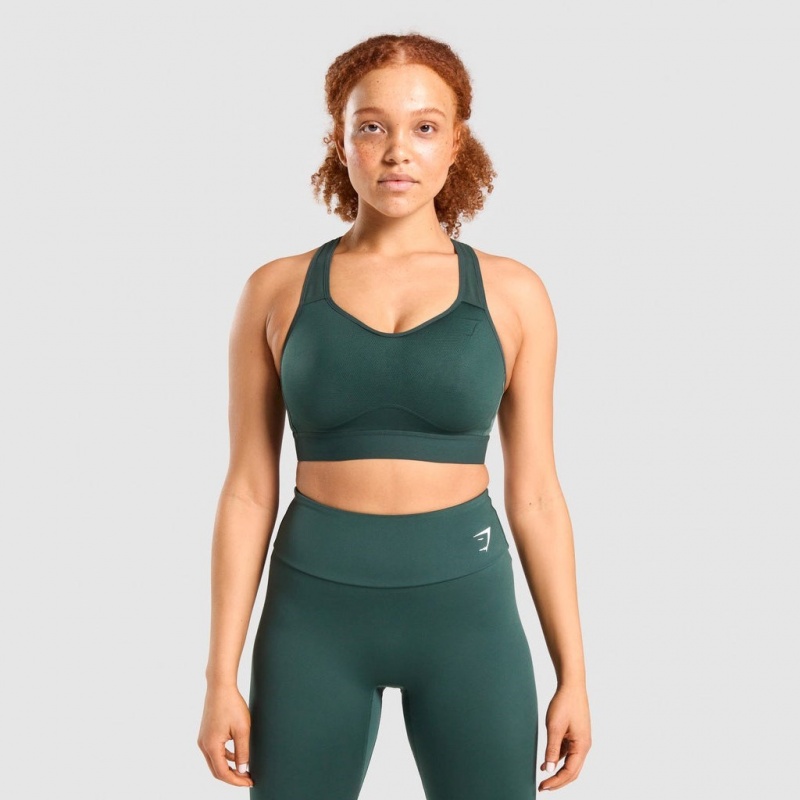 Αθλητικο Σουτιεν Gymshark ελαφρια High Support Αθλητικά σκούρο πρασινο | 270PBGHUO