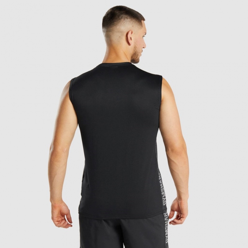 αμανικα μπλουζακια Gymshark Αθλητικά μαυρα | 258UPTBAD