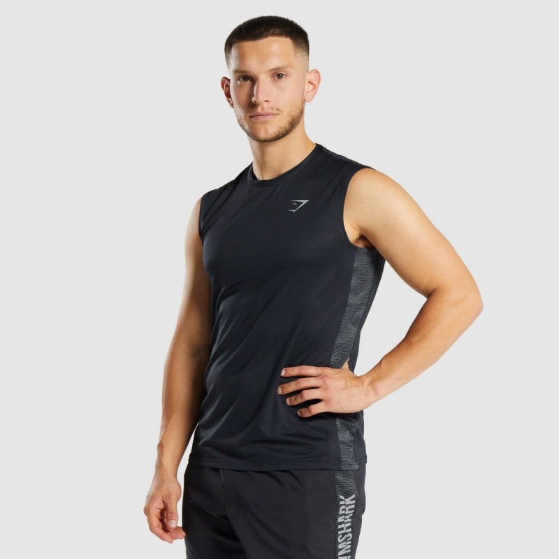 αμανικα μπλουζακια Gymshark Αθλητικά μαυρα | 258UPTBAD