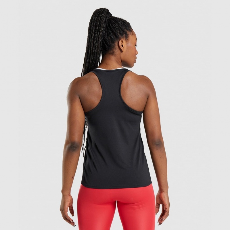 αμανικα μπλουζακια Gymshark Αθλητικά μαυρα | 708EDBKYU