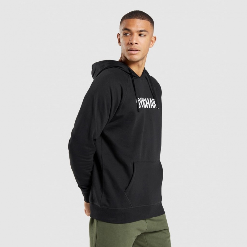Φουτερ με Κουκουλα Gymshark Apollo μαυρα | 798CAKMUH