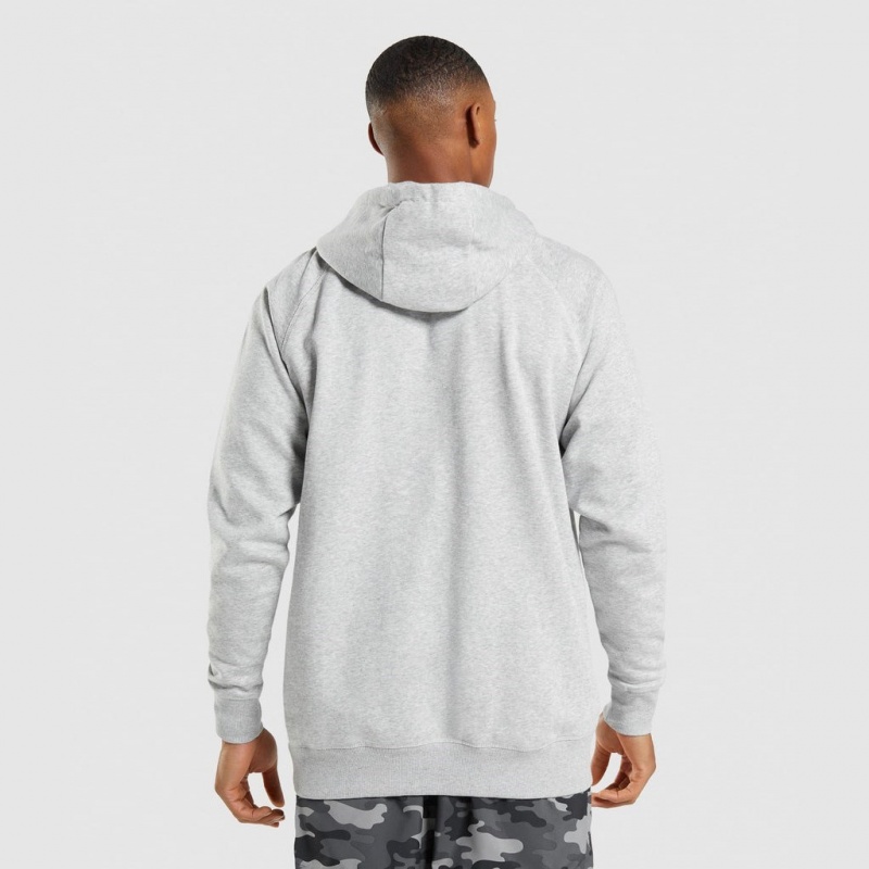Φουτερ με Κουκουλα Gymshark Apollo ανοιχτο γκρι | 154CNIQHU
