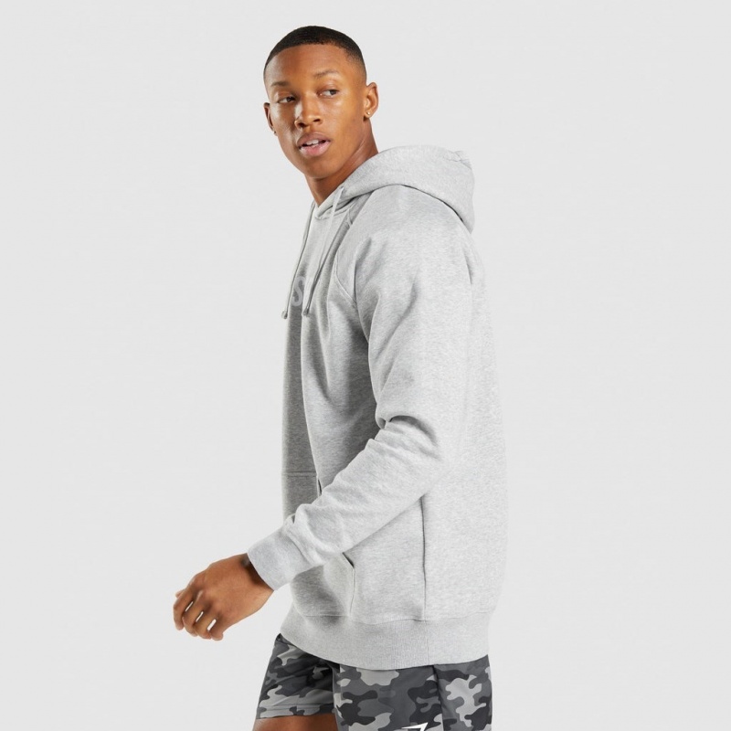 Φουτερ με Κουκουλα Gymshark Apollo ανοιχτο γκρι | 154CNIQHU