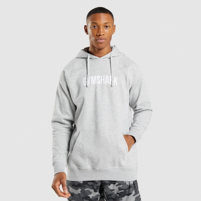 Φουτερ με Κουκουλα Gymshark Apollo ανοιχτο γκρι | 154CNIQHU