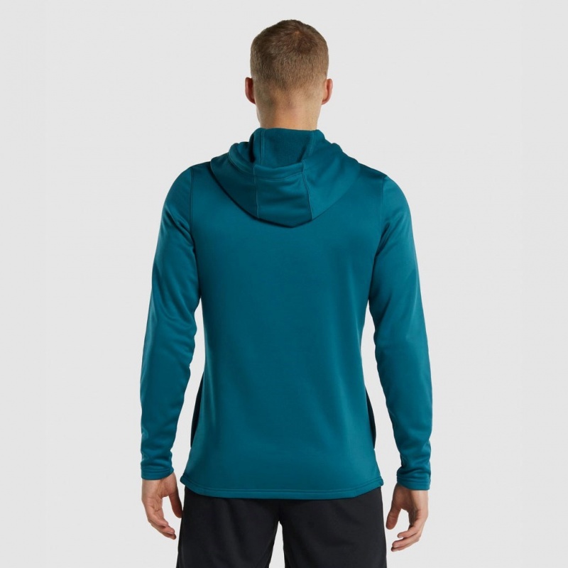 Φουτερ με Κουκουλα Gymshark Arrival Teal | 728CBRPAD