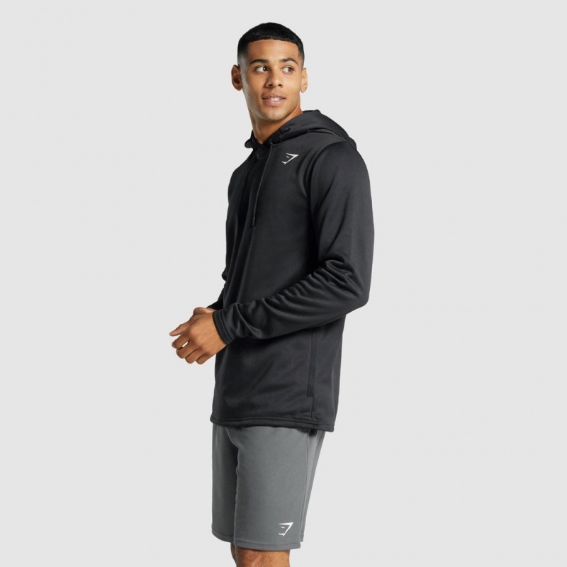 Φουτερ με Κουκουλα Gymshark Arrival μαυρα | 345DTYABX
