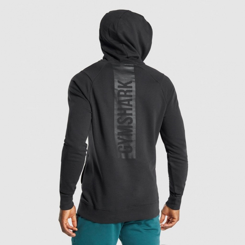 Φουτερ με Κουκουλα Gymshark Bold μαυρα | 201ZSINKP