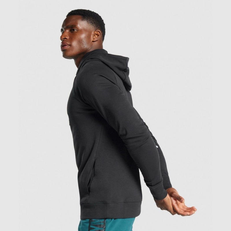 Φουτερ με Κουκουλα Gymshark Bold μαυρα | 201ZSINKP
