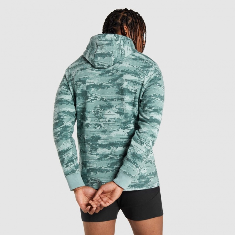 Φουτερ με Κουκουλα Gymshark Chalk ανοιχτο πρασινο | 257LZEGDU