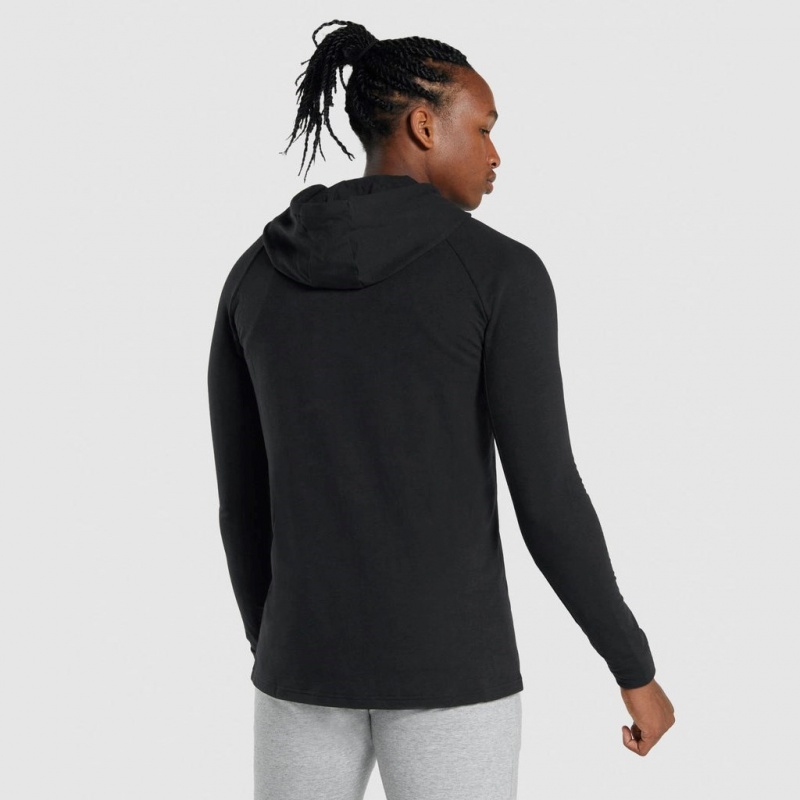 Φουτερ με Κουκουλα Gymshark Critical 2.0 Zip Up μαυρα | 802IAWQBV