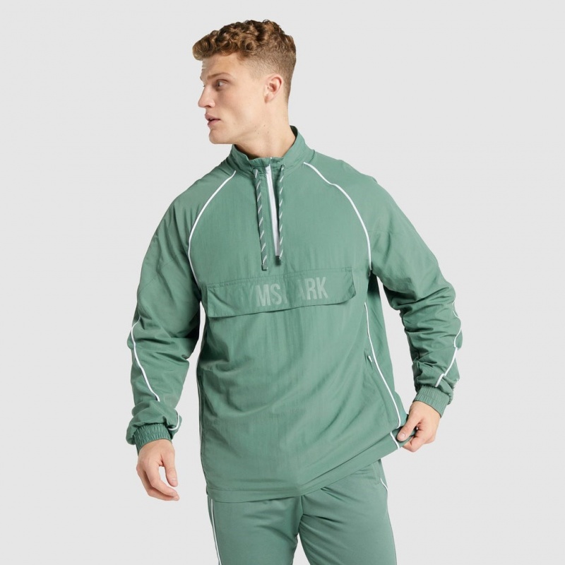 Φουτερ με Κουκουλα Gymshark Recess ελαφρια πρασινο | 465SEVXTD