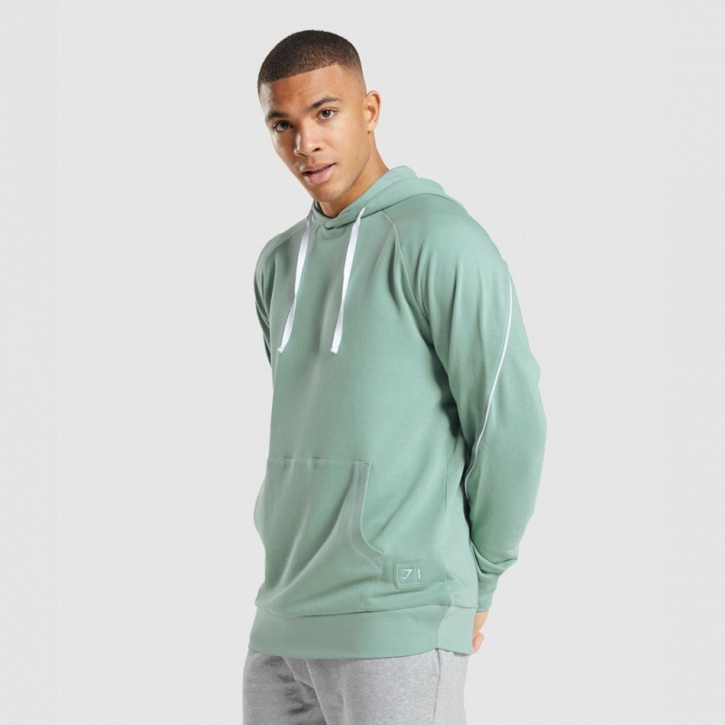 Φουτερ με Κουκουλα Gymshark Recess μπλε ασπρα | 832RJAPIM