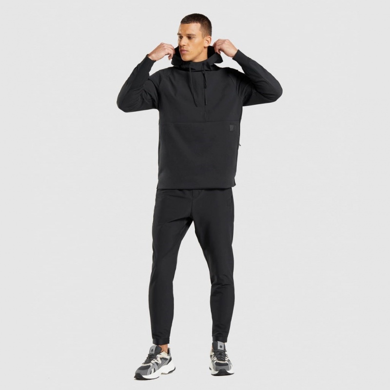 Φουτερ με Κουκουλα Gymshark Retake μαυρα | 497WRTULK