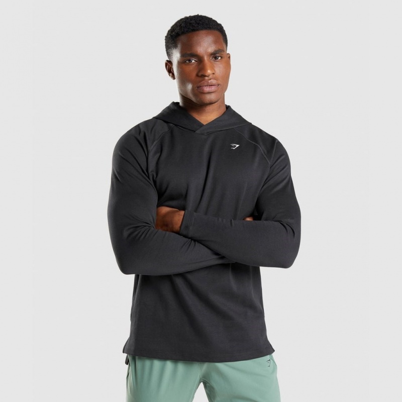 Φουτερ με Κουκουλα Gymshark Studio μαυρα | 971LJHZUK
