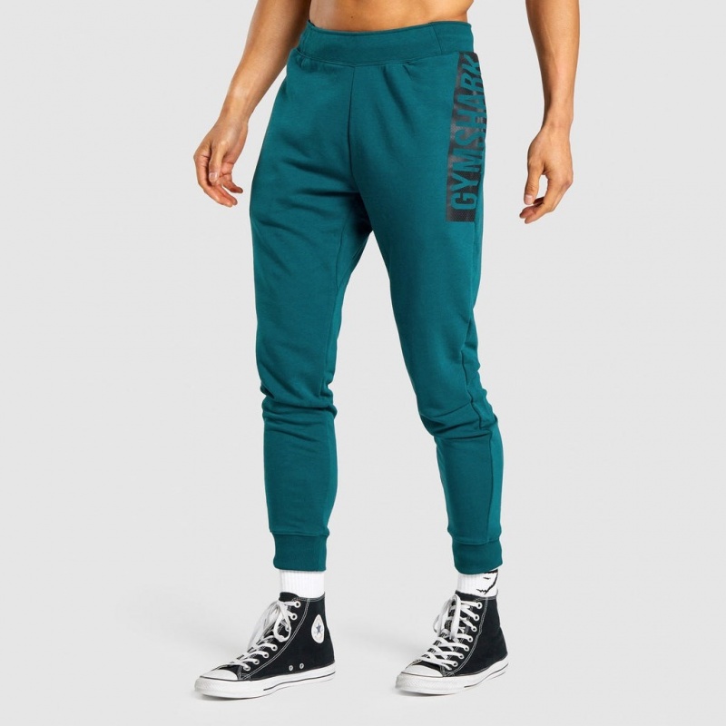 παντελονι jogger Gymshark Bold Teal | 912VWHZDO