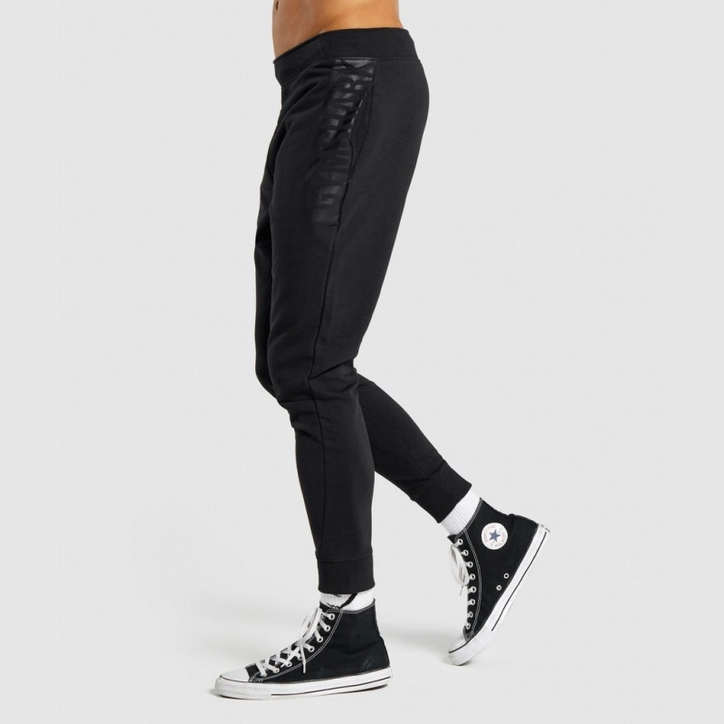 παντελονι jogger Gymshark Bold μαυρα | 284JDVBOH