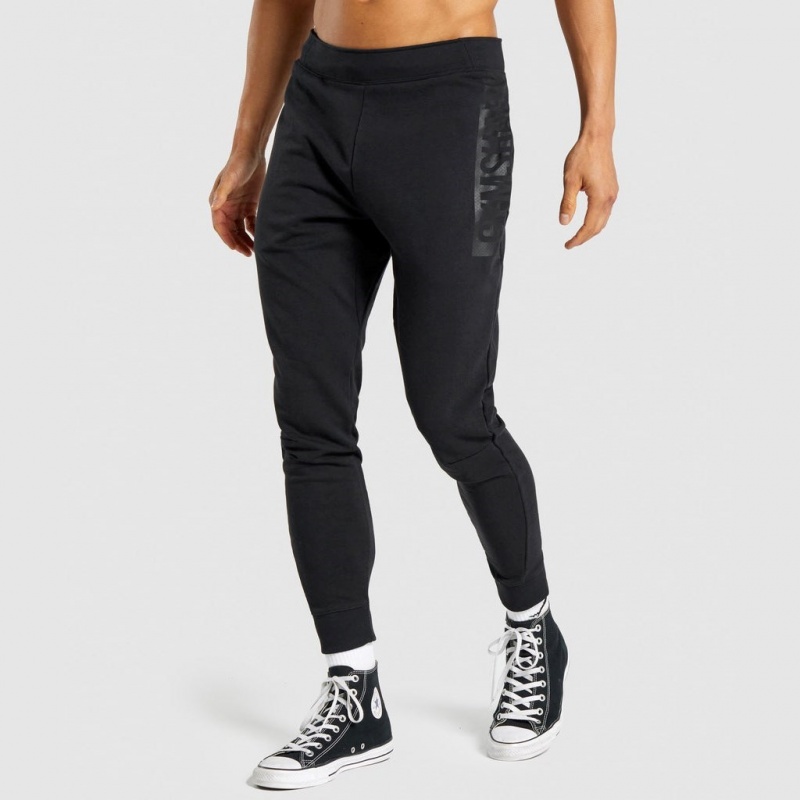 παντελονι jogger Gymshark Bold μαυρα | 284JDVBOH
