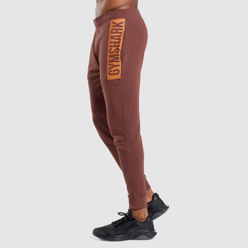 παντελονι jogger Gymshark Bold καφε | 702UHPRLS