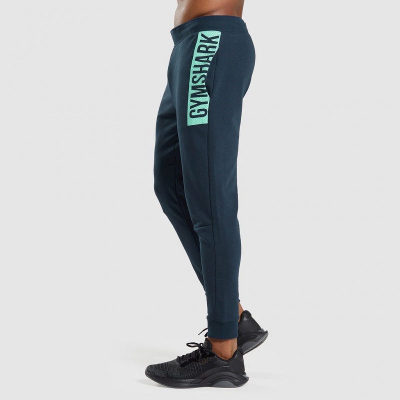 παντελονι jogger Gymshark Bold σκουρο μπλε | 013FGJWNO