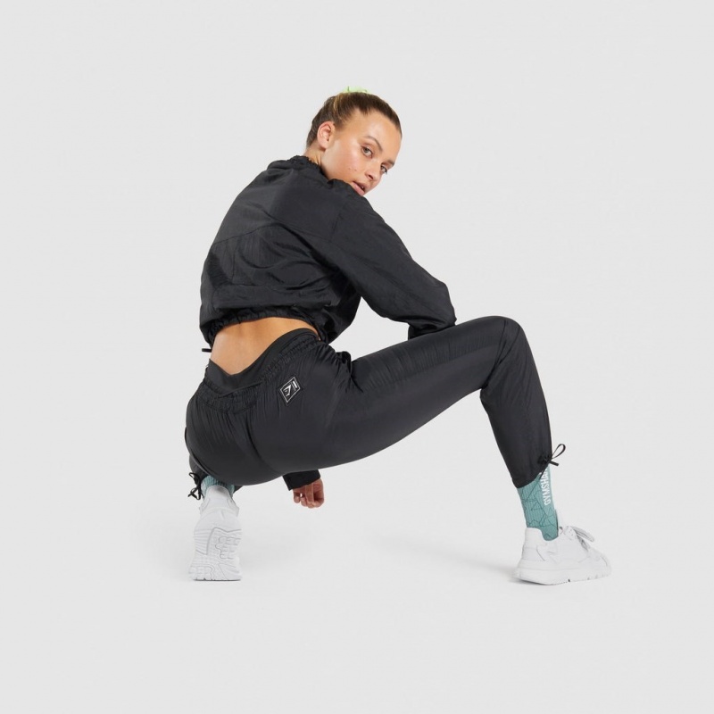 παντελονι jogger Gymshark CTY μαυρα | 972ZFVPGQ