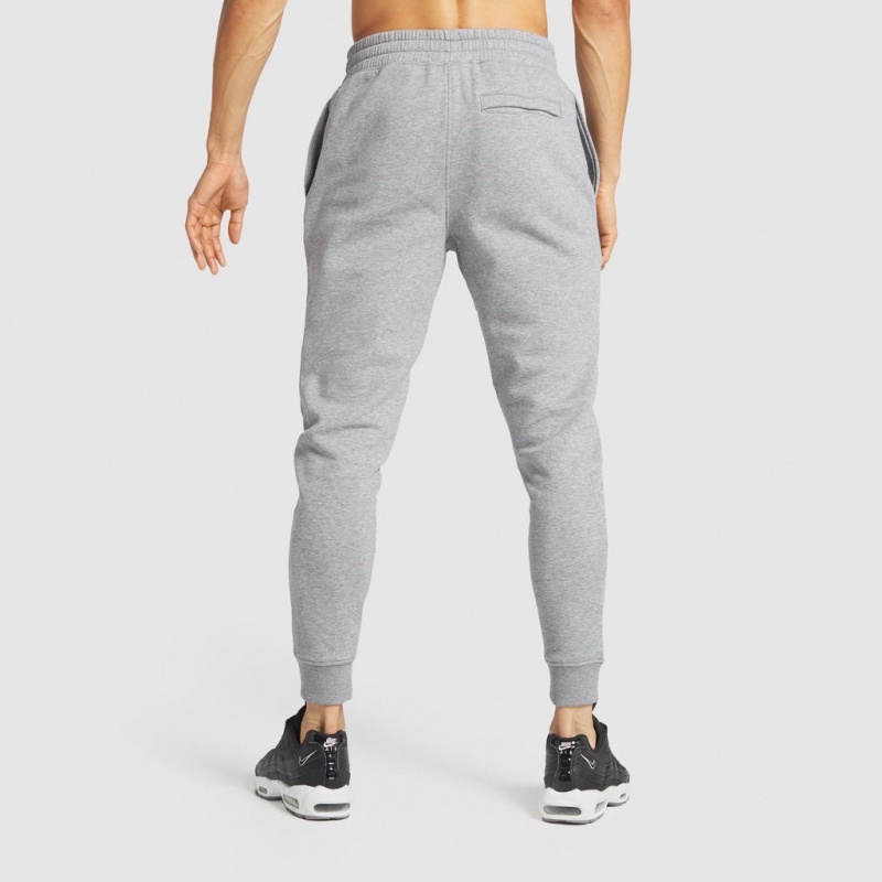παντελονι jogger Gymshark Crest Charcoal Marl | 245MRQHGS