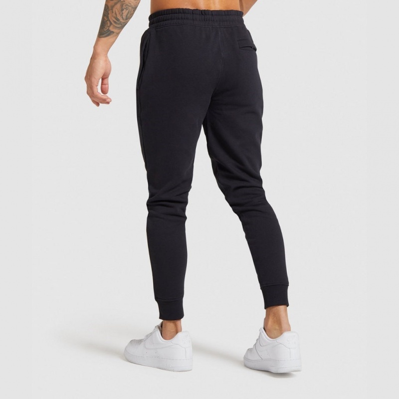 παντελονι jogger Gymshark Crest μαυρα | 812VOIYMP
