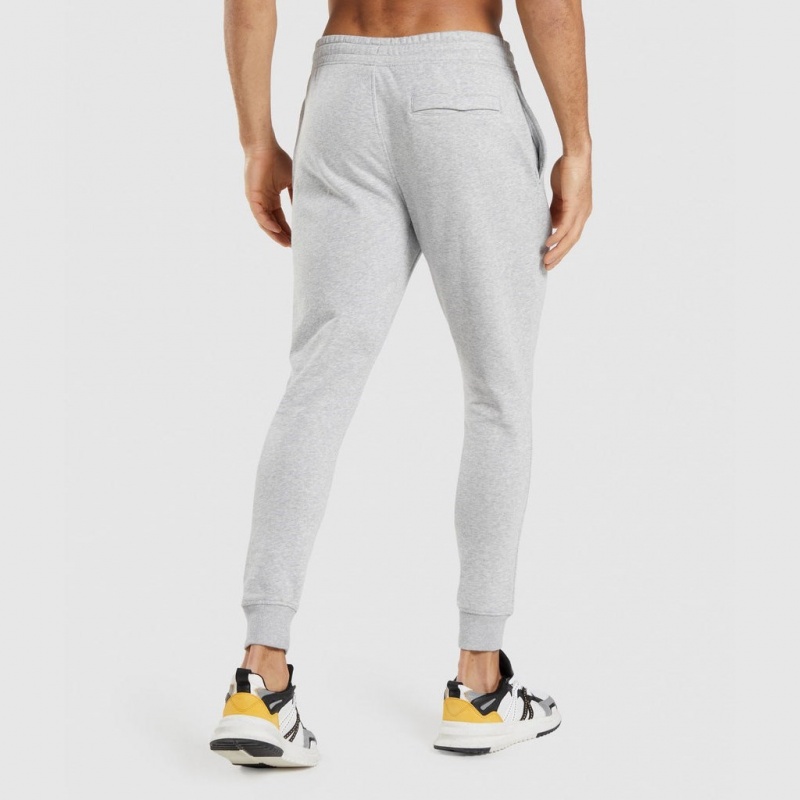 παντελονι jogger Gymshark Crest ανοιχτο γκρι | 731NZTIJD