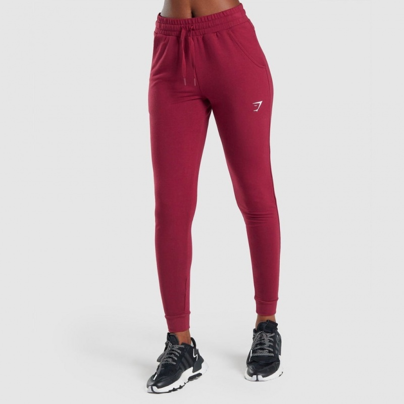παντελονι jogger Gymshark Pippa Αθλητικά μπορντο | 041IVNORX