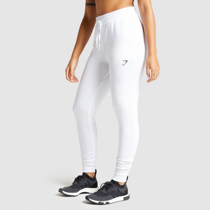 παντελονι jogger Gymshark Pippa Αθλητικά ασπρα | 572XMUHSA