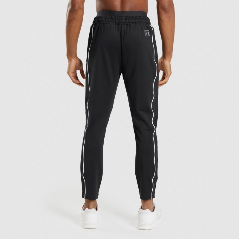 παντελονι jogger Gymshark Recess μαυρα ασπρα | 946LHWMBS