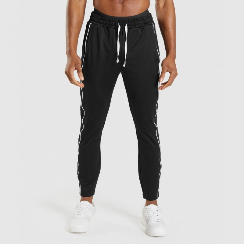 παντελονι jogger Gymshark Recess μαυρα ασπρα | 946LHWMBS