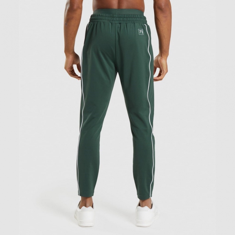 παντελονι jogger Gymshark Recess οψιάνος πρασινο ασπρα | 847OKTLBI