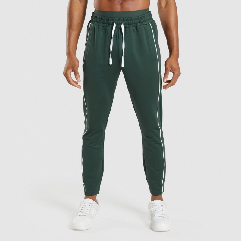 παντελονι jogger Gymshark Recess οψιάνος πρασινο ασπρα | 847OKTLBI