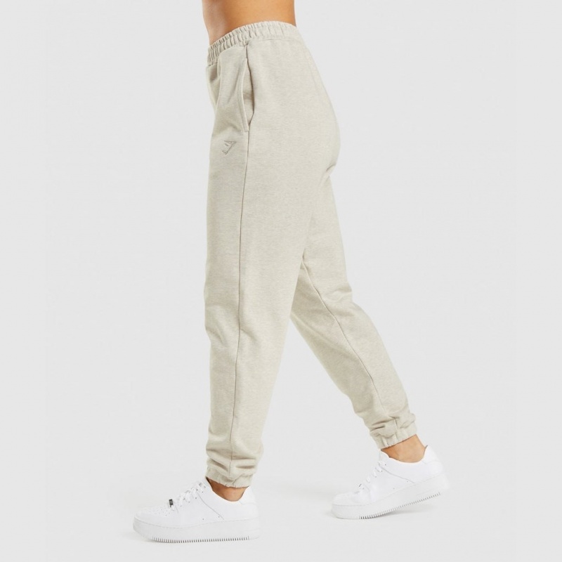 παντελονι jogger Gymshark Rest Day Sweats Μπεζ | 741AQBLJN