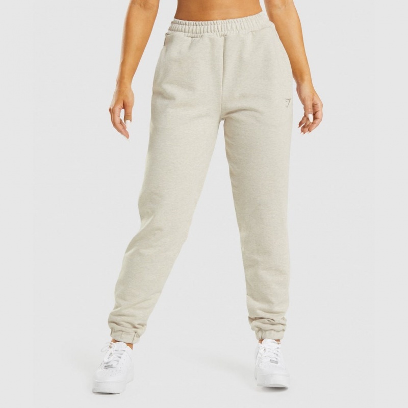 παντελονι jogger Gymshark Rest Day Sweats Μπεζ | 741AQBLJN